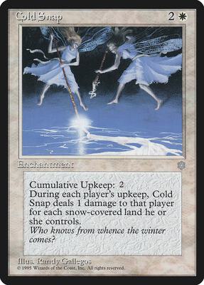 Cold Snap card from Ice Age