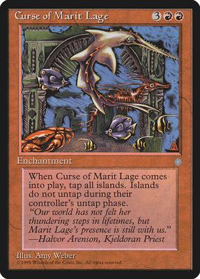 Curse of Marit Lage card from Ice Age