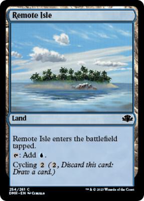 Remote Isle card from Dominaria Remastered