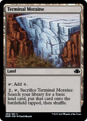 Terminal Moraine card from Dominaria Remastered