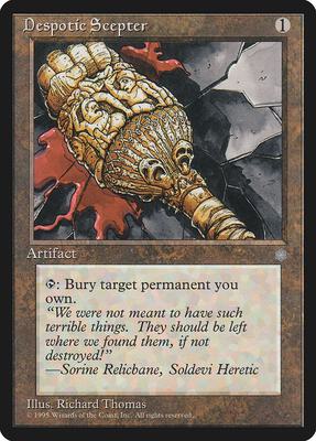 Despotic Scepter card from Ice Age