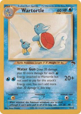 Wartortle card from Southern Islands