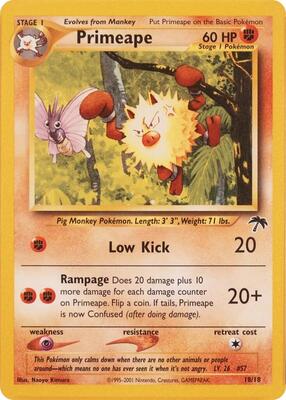 Primeape card from Southern Islands