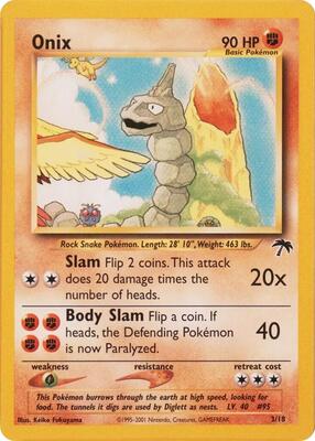 Onix card from Southern Islands
