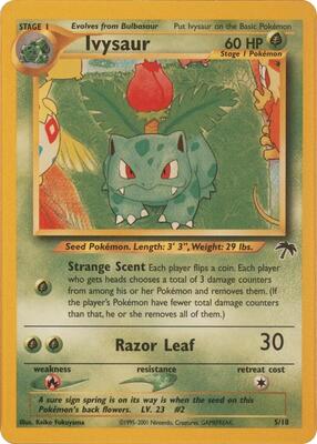 Ivysaur card from Southern Islands