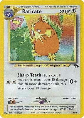 Raticate card from Southern Islands