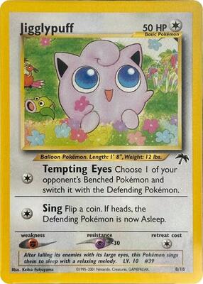 Jigglypuff card from Southern Islands