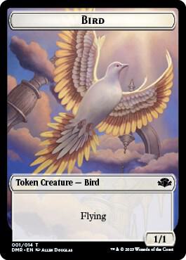 Bird Token card from Dominaria Remastered