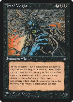 Dread Wight card from Ice Age