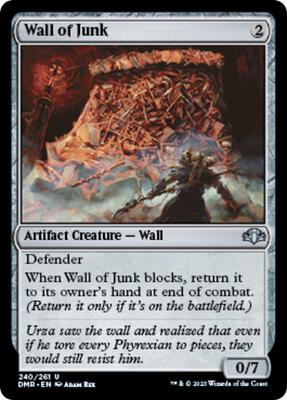 Wall of Junk card from Dominaria Remastered