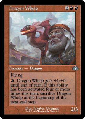 Dragon Whelp (Retro Frame) card from Dominaria Remastered