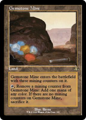 Gemstone Mine (Retro Frame) card from Dominaria Remastered