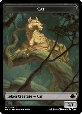 Cat Token (003) card from Dominaria Remastered