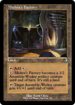 Mishra's Factory (Retro Frame) card from Dominaria Remastered