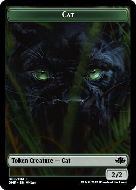 Cat Token (008) card from Dominaria Remastered