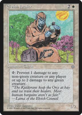Elvish Healer card from Ice Age