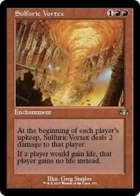 Sulfuric Vortex (Retro Frame) card from Dominaria Remastered