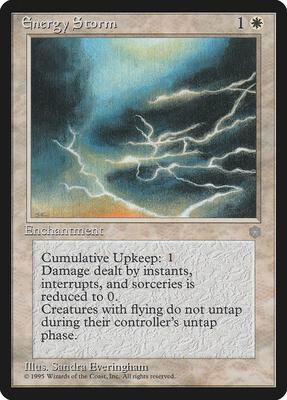 Energy Storm card from Ice Age