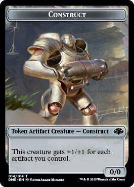 Construct Token card from Dominaria Remastered