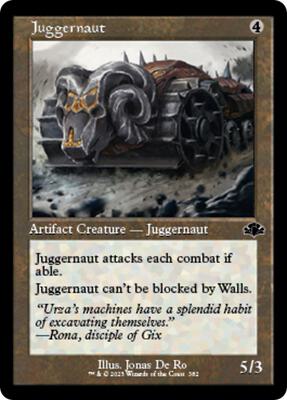 Juggernaut (Retro Frame) card from Dominaria Remastered