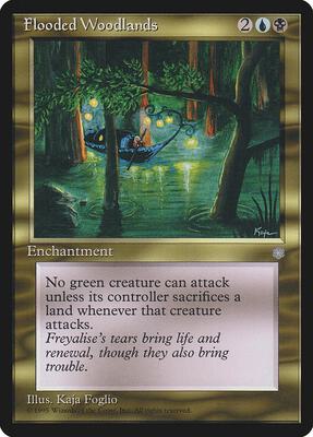 Flooded Woodlands card from Ice Age