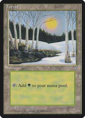 Forest (328) card from Ice Age