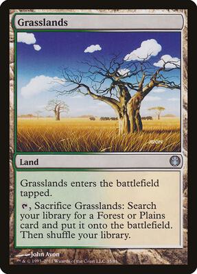 Grasslands card from Duel Decks: Knights vs. Dragons