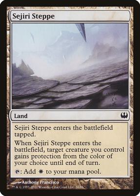 Sejiri Steppe card from Duel Decks: Knights vs. Dragons