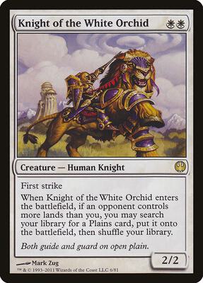 Knight of the White Orchid card from Duel Decks: Knights vs. Dragons