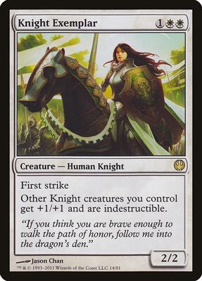 Knight Exemplar card from Duel Decks: Knights vs. Dragons