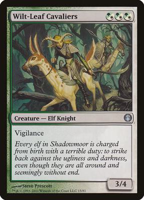 Wilt-Leaf Cavaliers card from Duel Decks: Knights vs. Dragons
