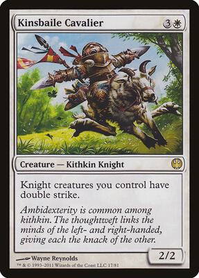 Kinsbaile Cavalier card from Duel Decks: Knights vs. Dragons