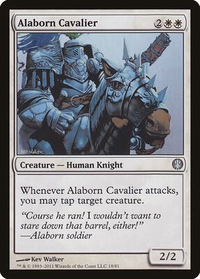 Alaborn Cavalier card from Duel Decks: Knights vs. Dragons