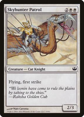 Skyhunter Patrol card from Duel Decks: Knights vs. Dragons