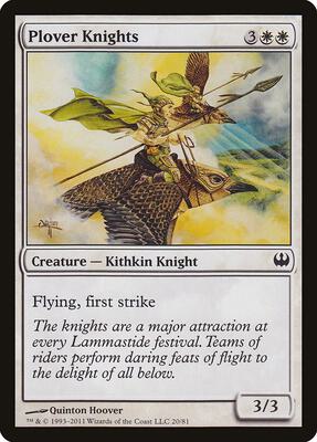 Plover Knights card from Duel Decks: Knights vs. Dragons