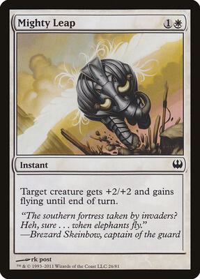 Mighty Leap card from Duel Decks: Knights vs. Dragons