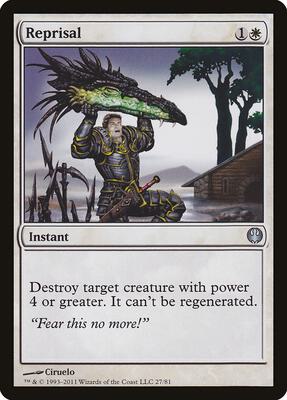 Reprisal card from Duel Decks: Knights vs. Dragons