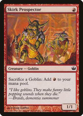 Skirk Prospector card from Duel Decks: Knights vs. Dragons