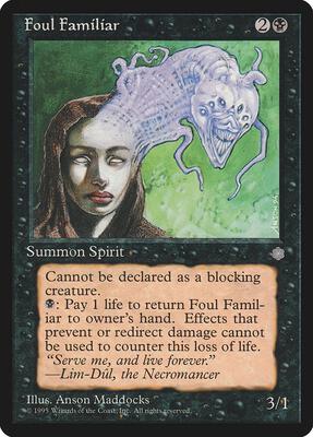 Foul Familiar card from Ice Age
