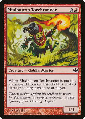 Mudbutton Torchrunner card from Duel Decks: Knights vs. Dragons