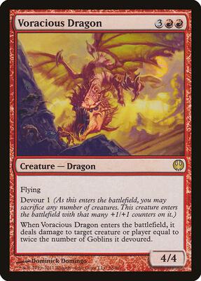Voracious Dragon card from Duel Decks: Knights vs. Dragons