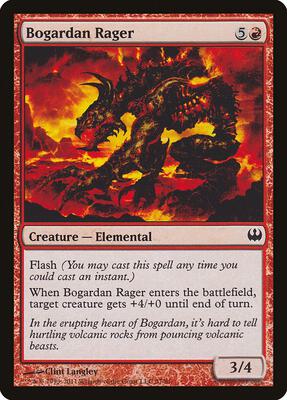 Bogardan Rager card from Duel Decks: Knights vs. Dragons