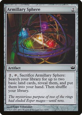 Armillary Sphere card from Duel Decks: Knights vs. Dragons