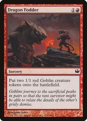 Dragon Fodder card from Duel Decks: Knights vs. Dragons