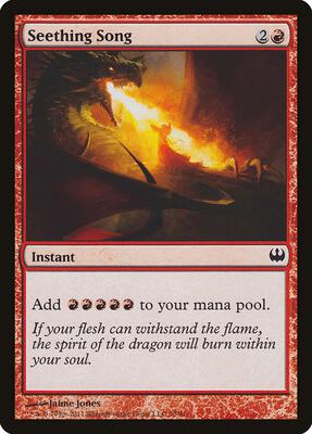 Seething Song card from Duel Decks: Knights vs. Dragons