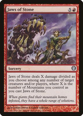 Jaws of Stone card from Duel Decks: Knights vs. Dragons