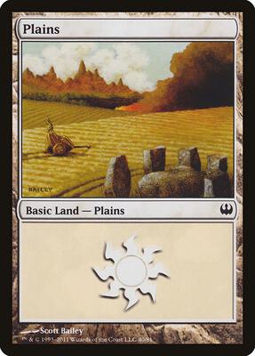 Plains (40) card from Duel Decks: Knights vs. Dragons