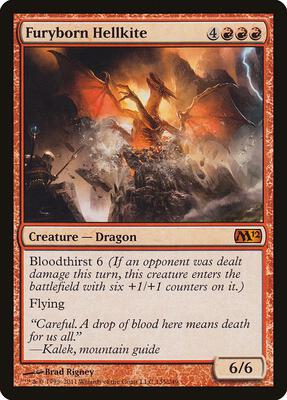 Furyborn Hellkite card from Magic 2012 (M12)