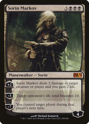 Sorin Markov card from Magic 2012 (M12)