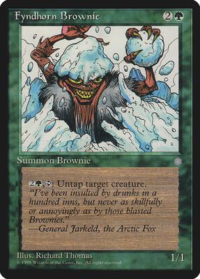 Fyndhorn Brownie card from Ice Age